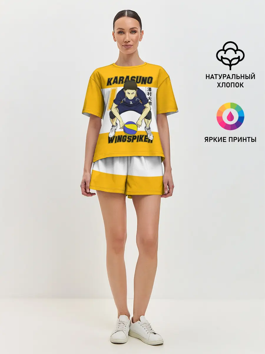 Женская пижама с шортами / Дайчи Савамура | Haikyu!!