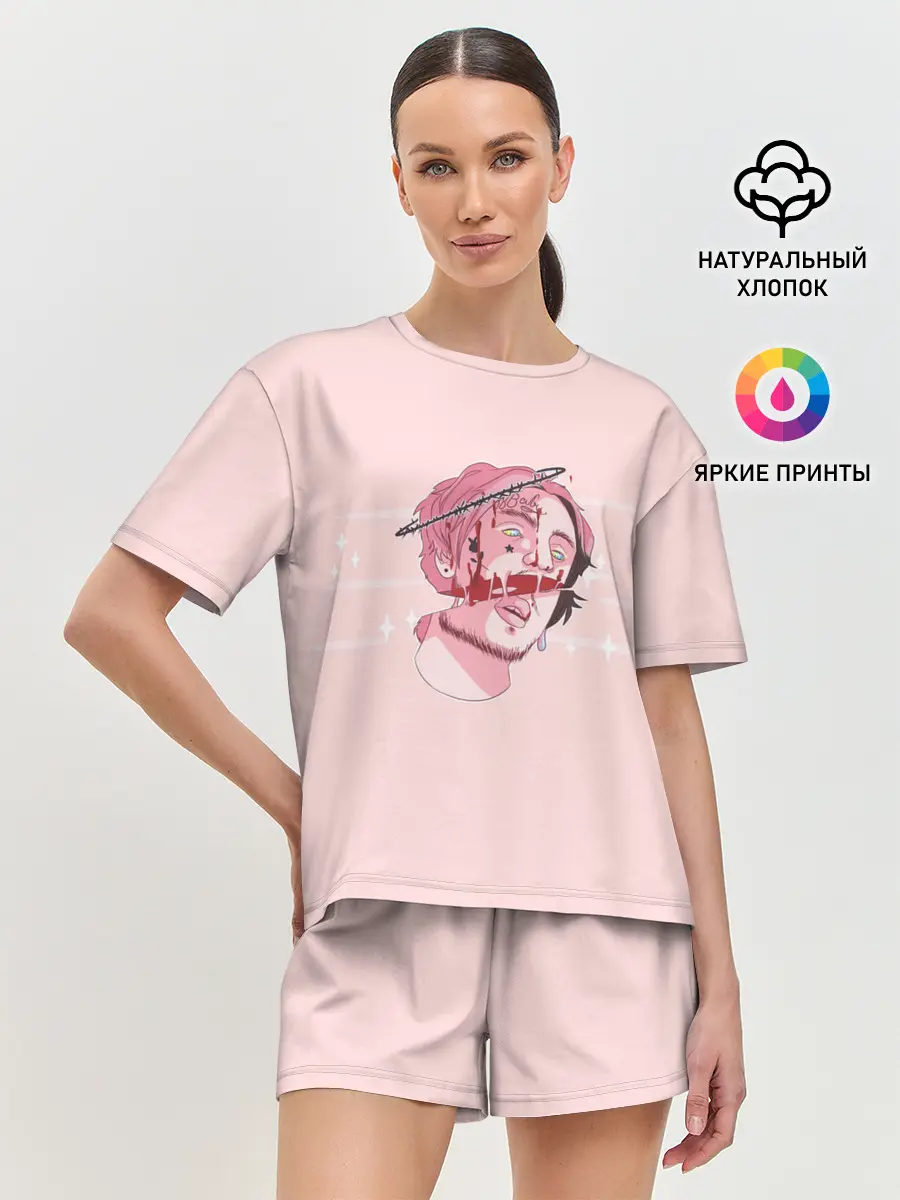 Женская пижама с шортами / Super Lil Peep