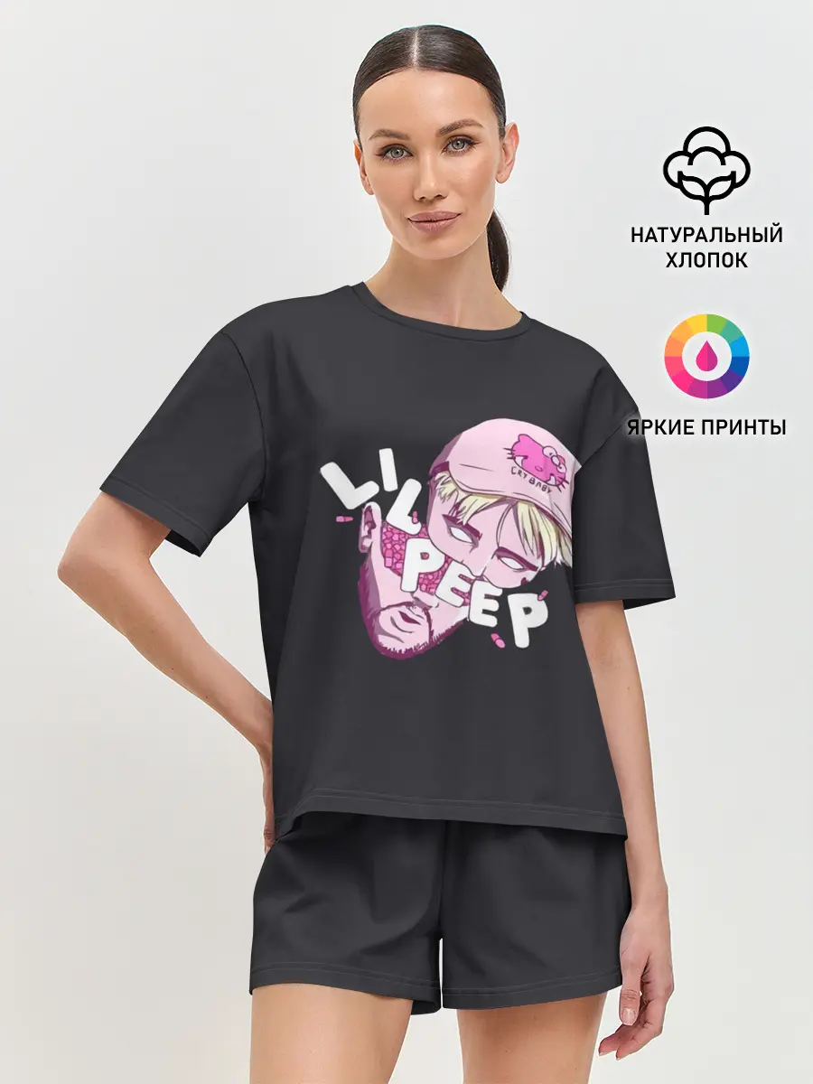 Женская пижама с шортами / Лил Пип