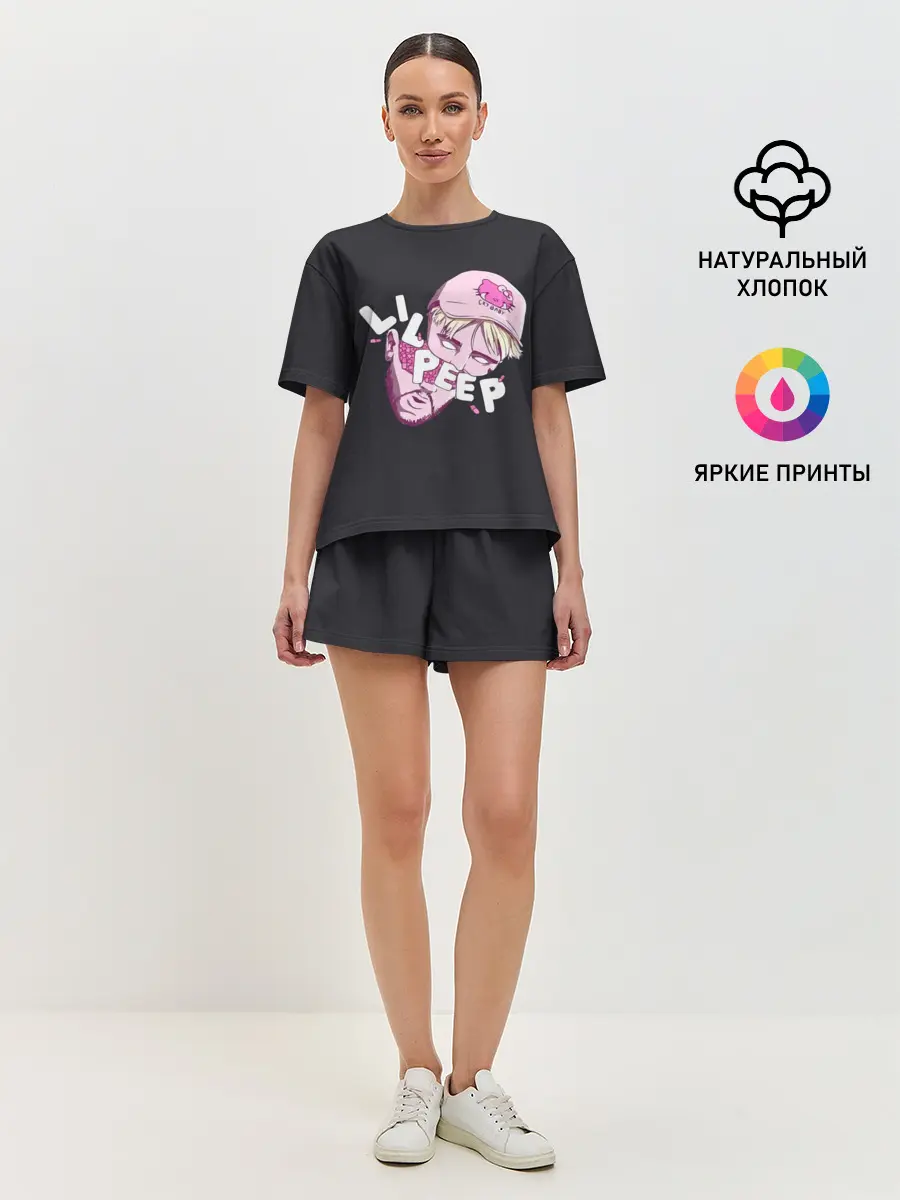 Женская пижама с шортами / Лил Пип