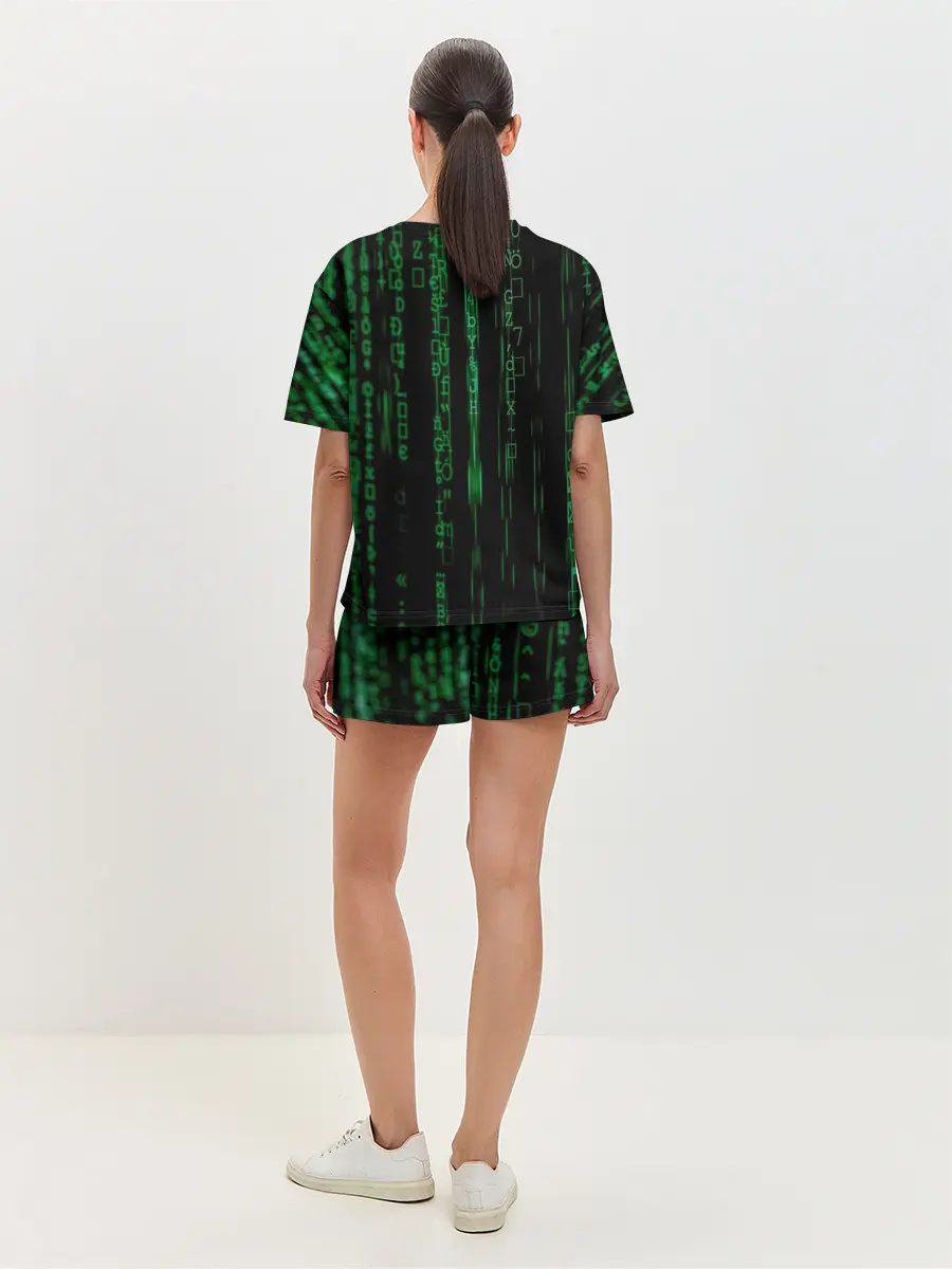 Женская пижама с шортами / Матрица