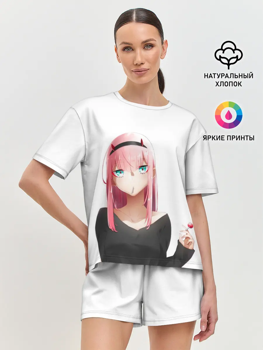 Женская пижама с шортами / ZERO TWO | 002