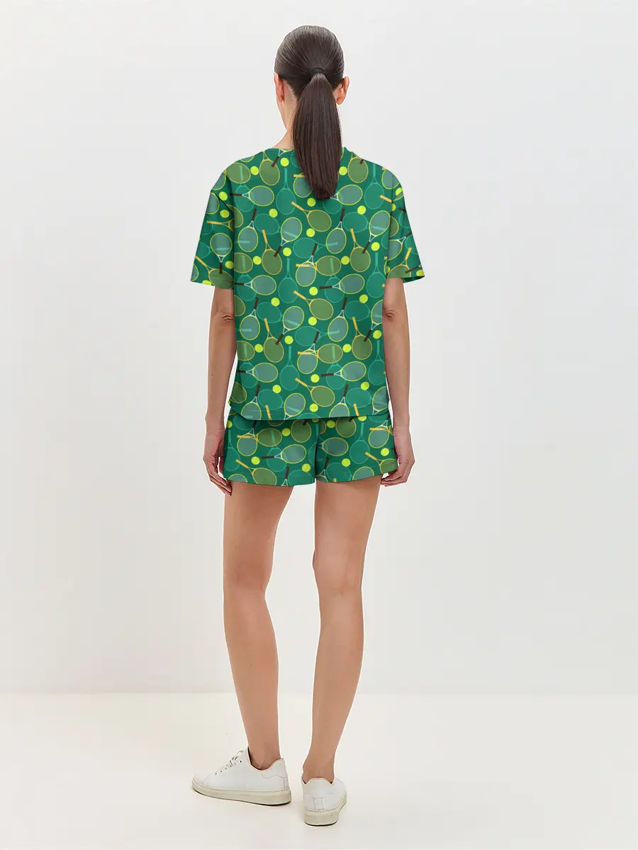 Женская пижама с шортами / Большой Теннис