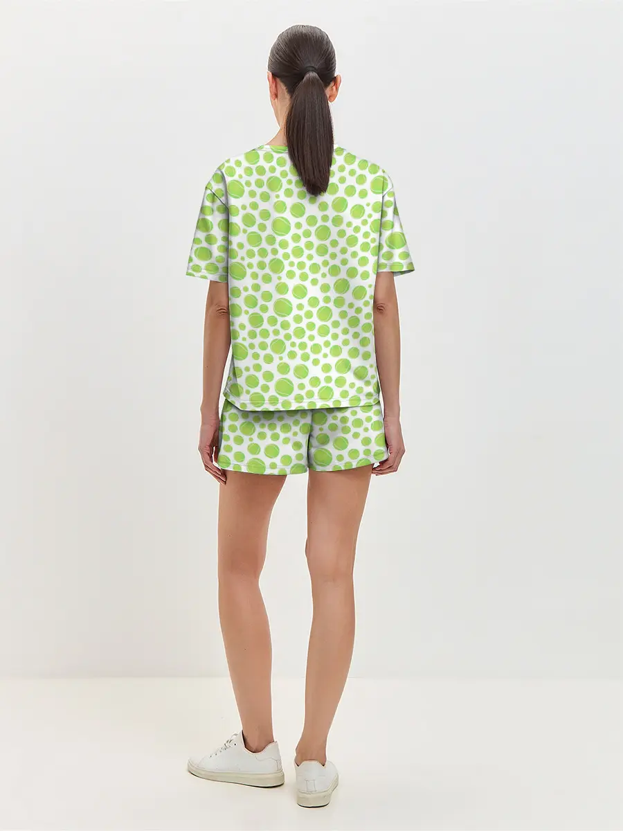 Женская пижама с шортами / Теннис