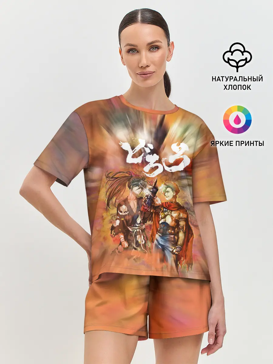 Женская пижама с шортами / Хяккимару | Hyakkimaru