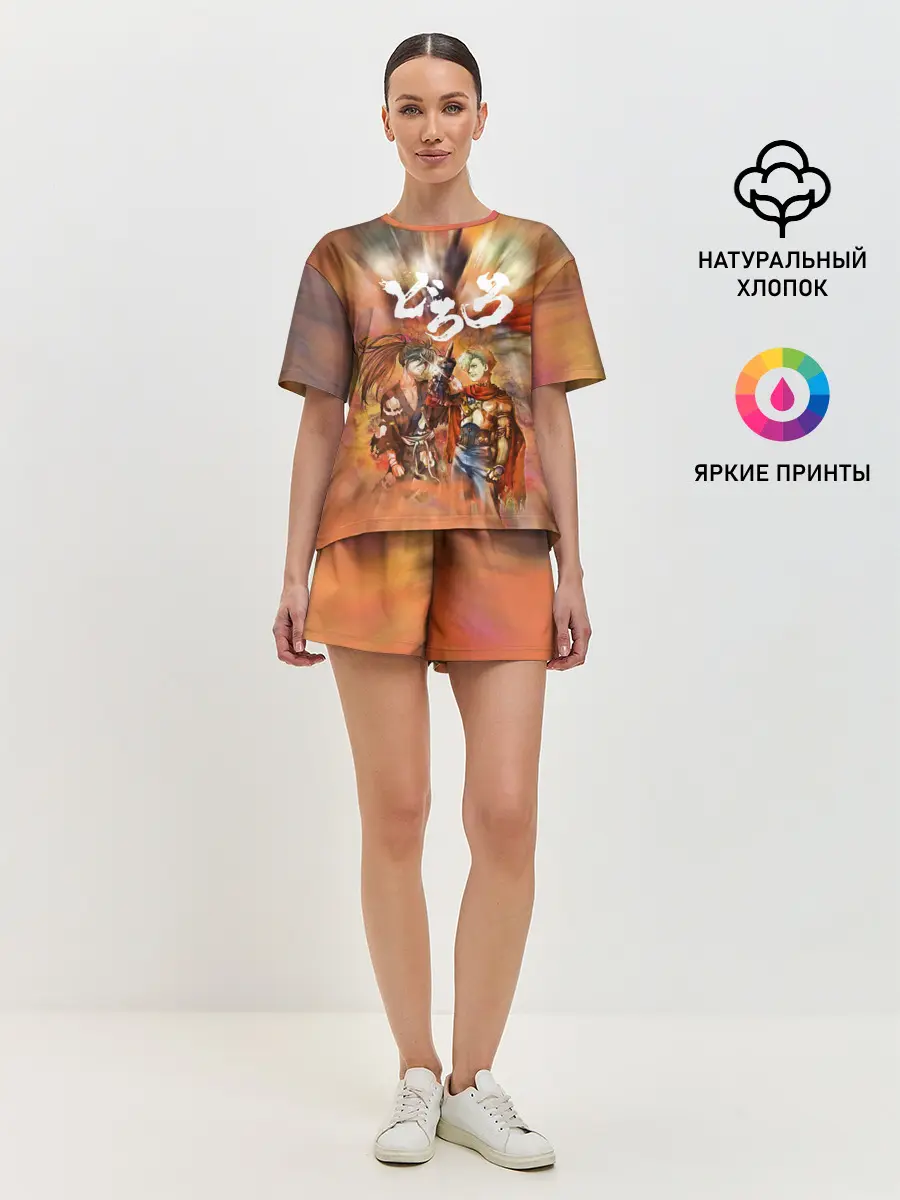 Женская пижама с шортами / Хяккимару | Hyakkimaru