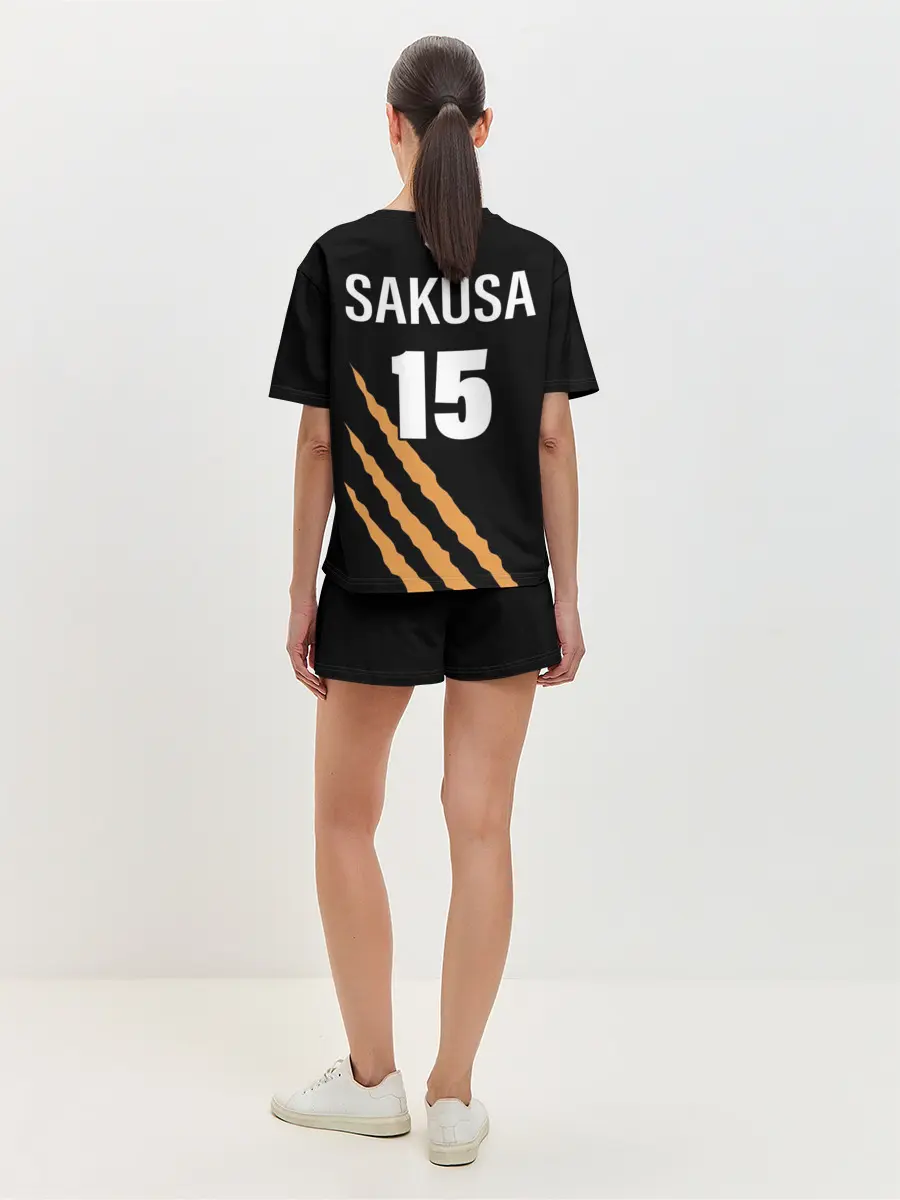 Женская пижама с шортами / 15 | MSBY | BLACK JACKALS