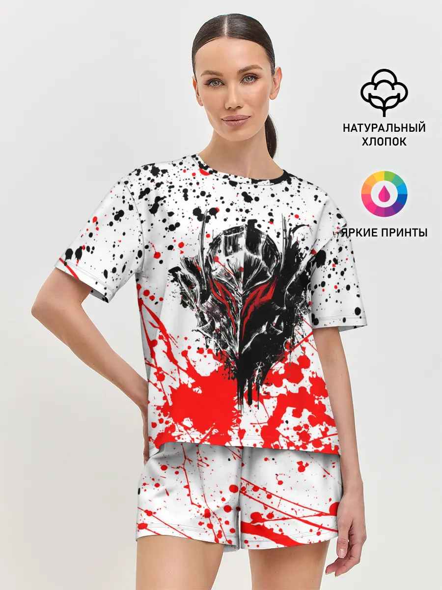 Женская пижама с шортами / Броня Берсерка.