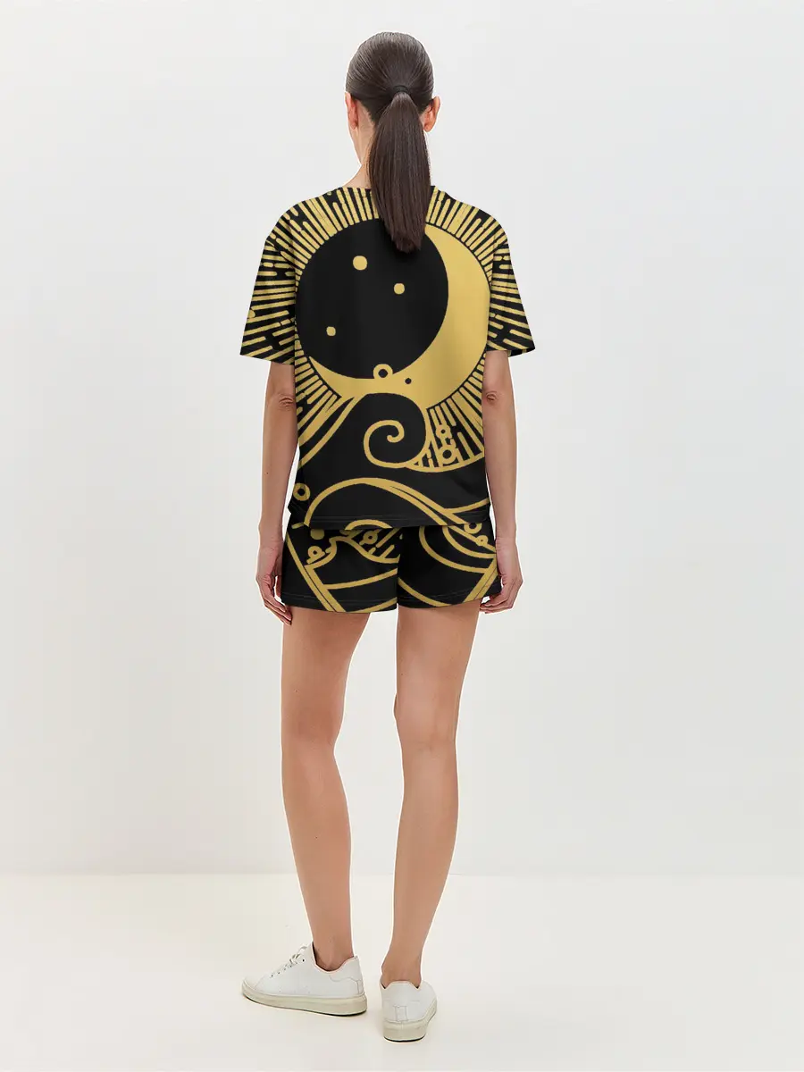 Женская пижама с шортами / Море