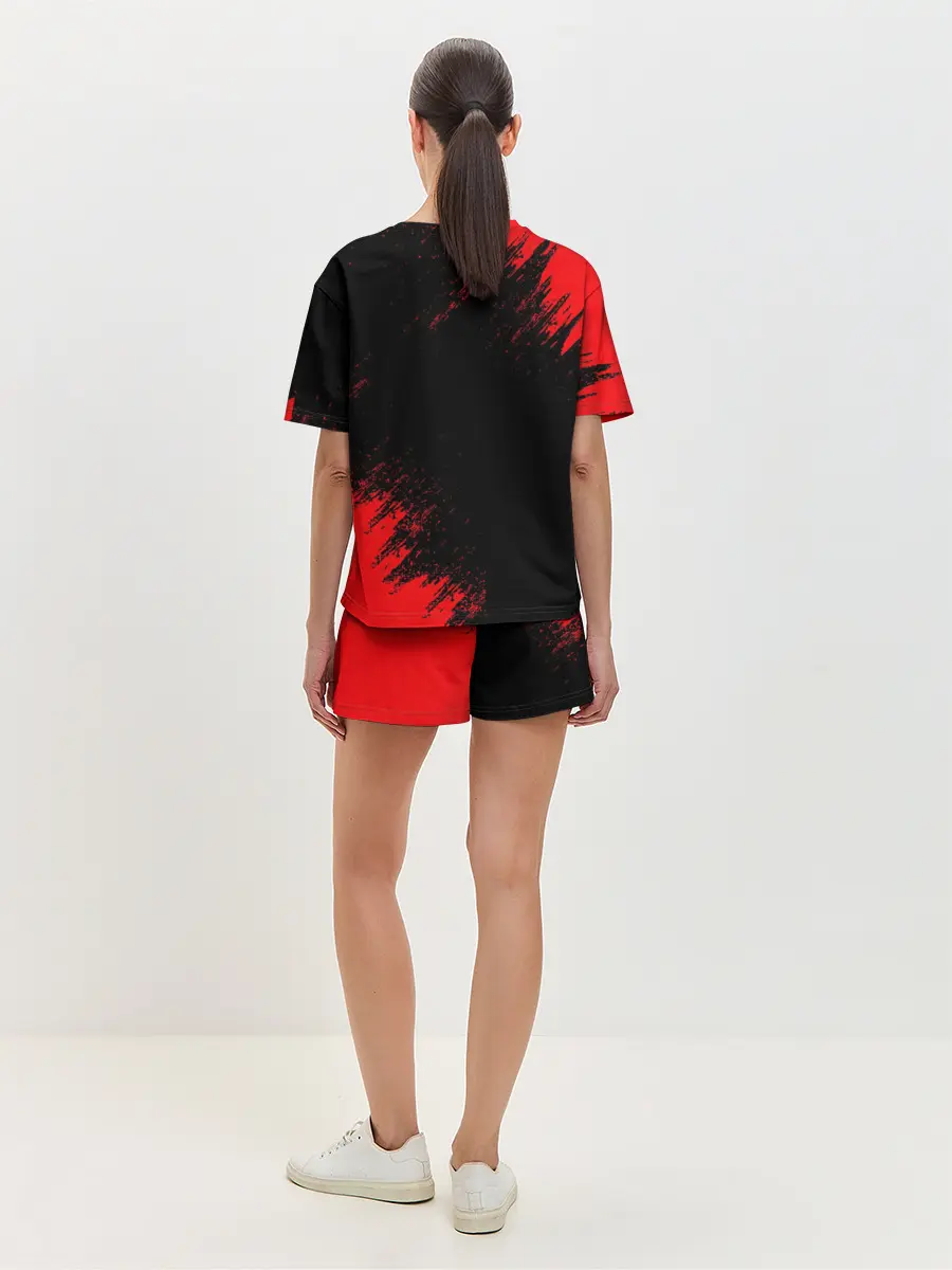 Женская пижама с шортами / БЕРСЕРК лого и надпись