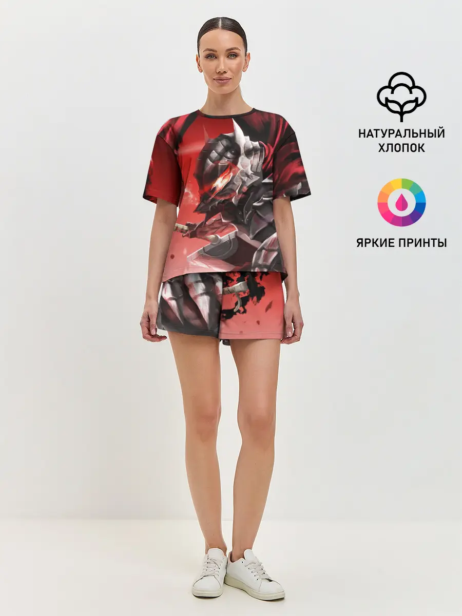 Женская пижама с шортами / БЕРСЕРК с двух сторон