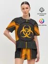 Женская пижама с шортами / ХИМИЧЕСКАЯ ОПАСНОСТЬ 3D