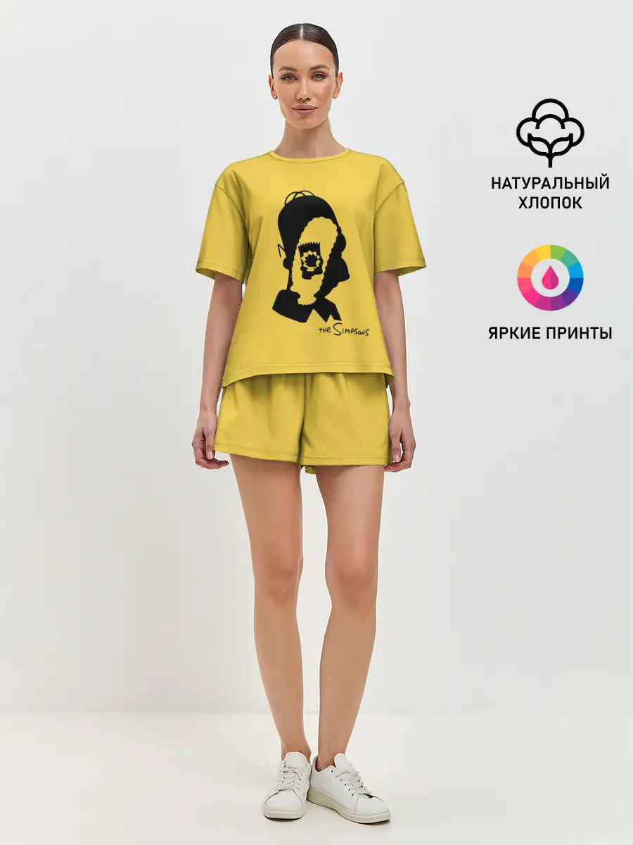 Женская пижама с шортами / Simpsons family