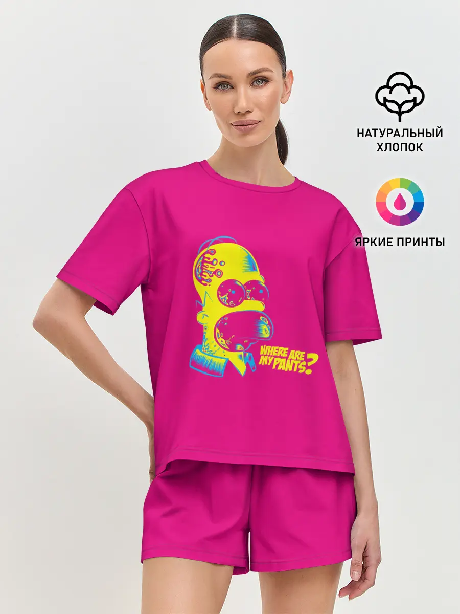 Женская пижама с шортами / Acid Gomer