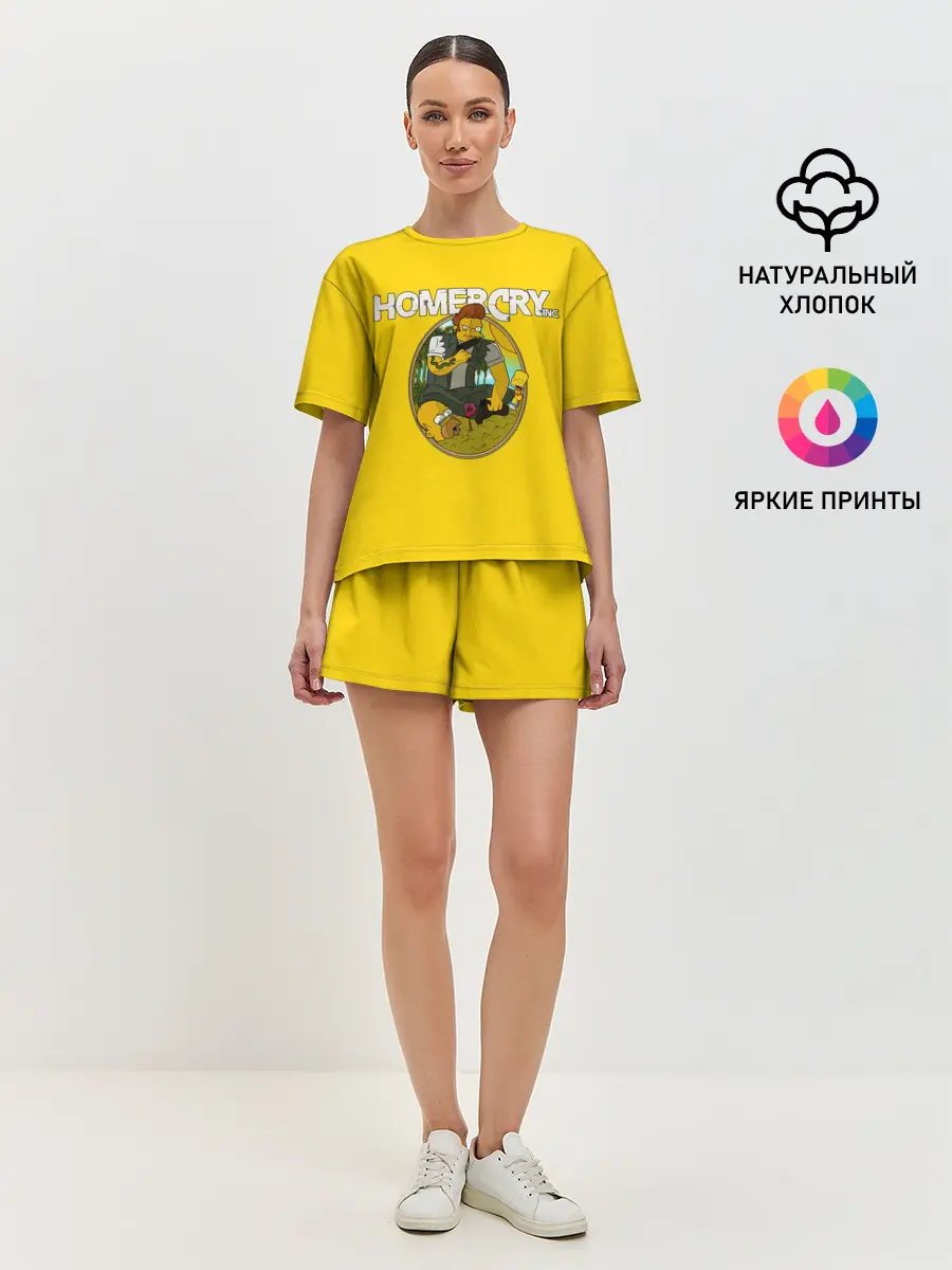 Женская пижама с шортами / Homer Cry