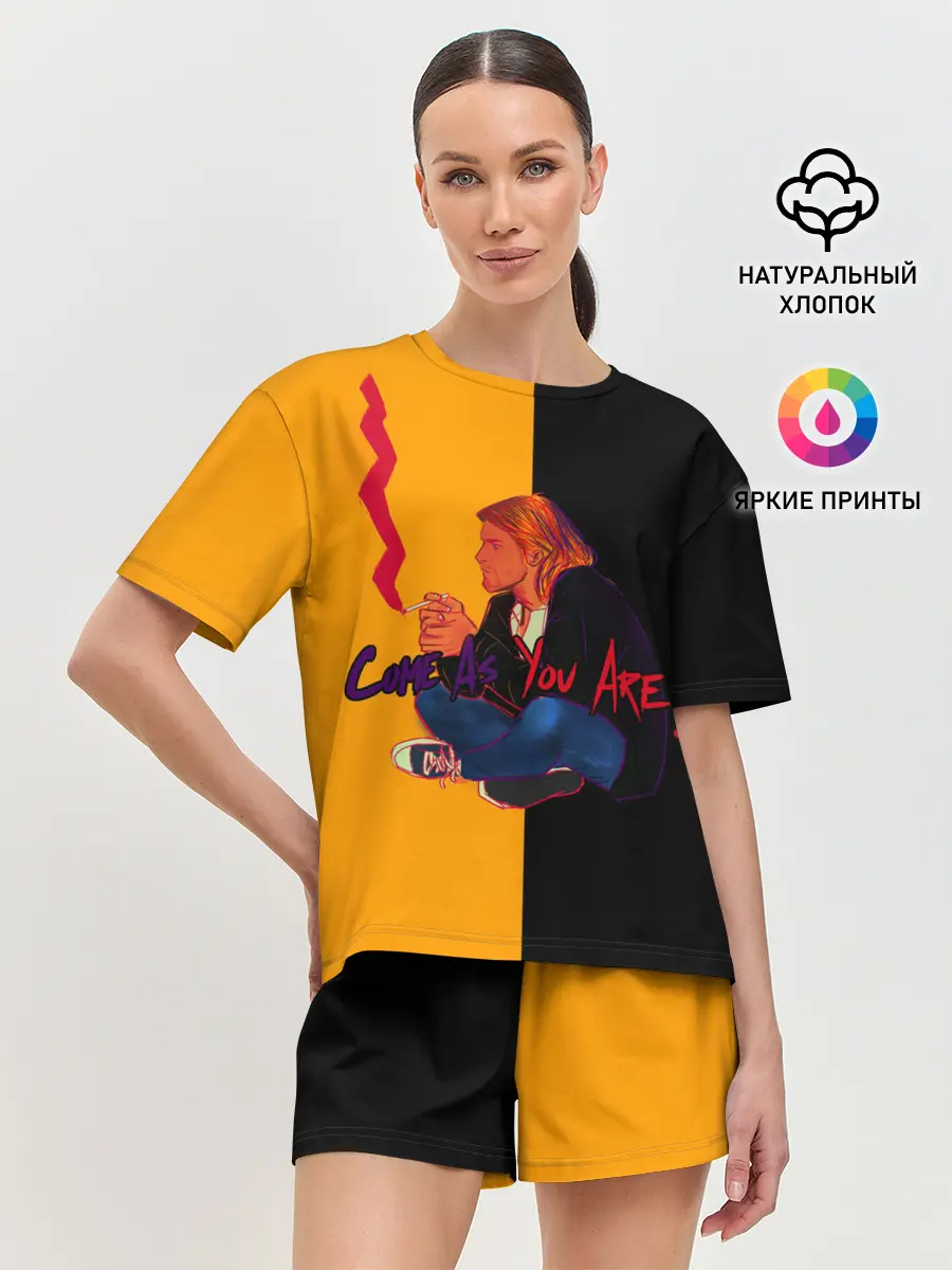 Женская пижама с шортами / Come as you are