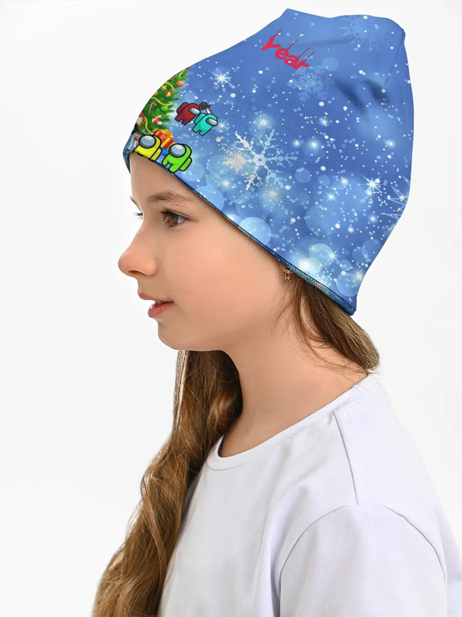 Детская шапка / Among Us New Year