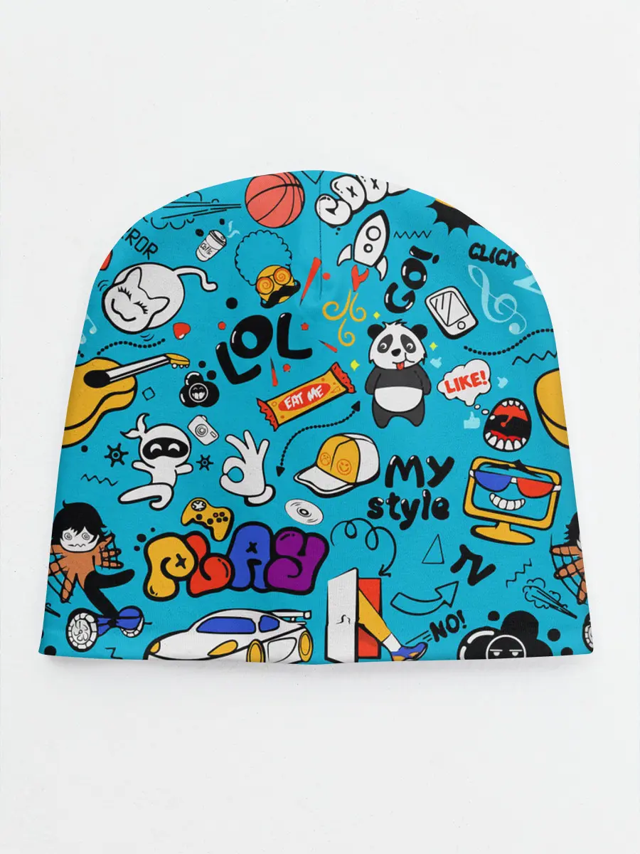 Детская шапка / Детское граффити