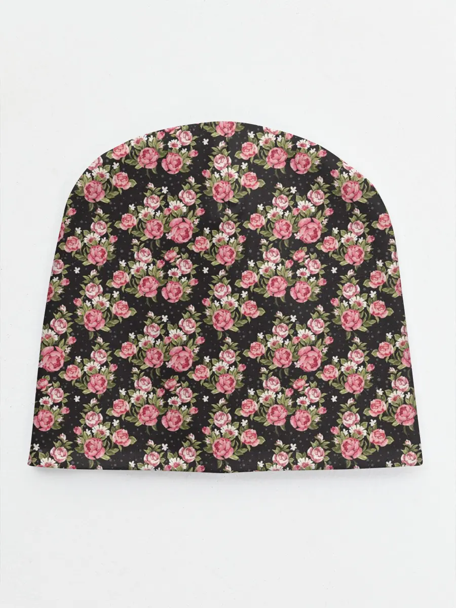 Детская шапка / Узор цветочек