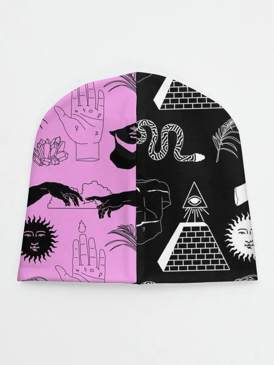 Детская шапка / руки, статуи