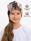 Детская шапка / Котики мультяшные