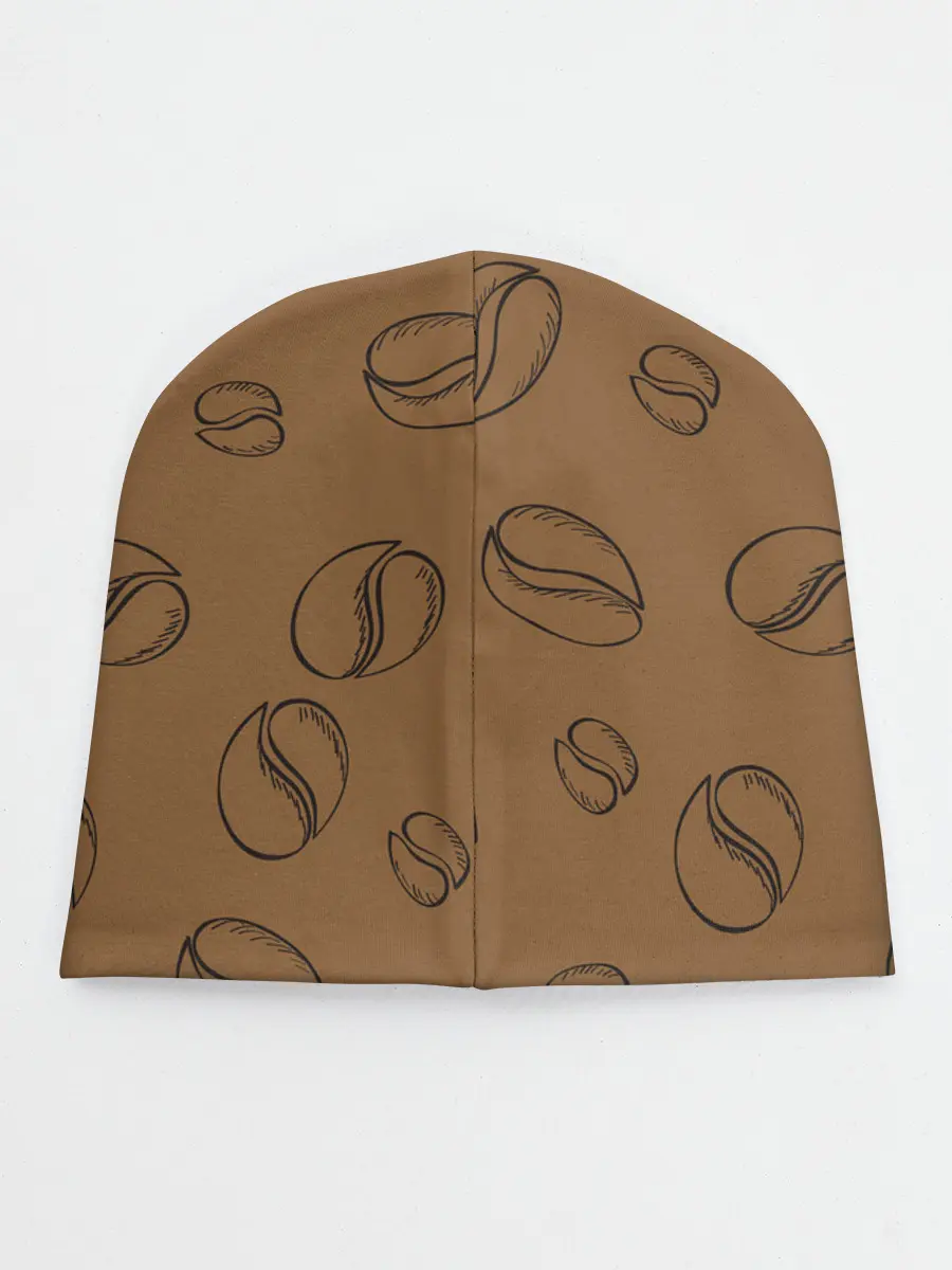 Детская шапка / Узор Кофейные зерна
