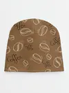 Детская шапка / Кофейный узор