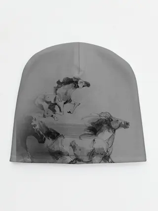 Детская шапка / кони