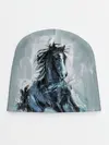 Детская шапка / нарисованный конь
