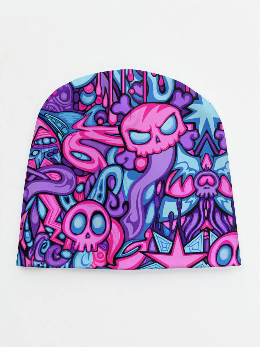 Детская шапка / Граффити монстры