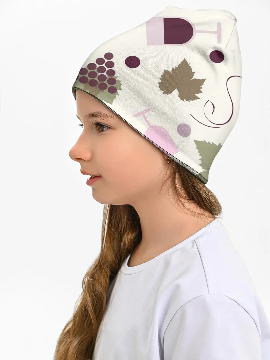 Детская шапка / Виноград и винишко