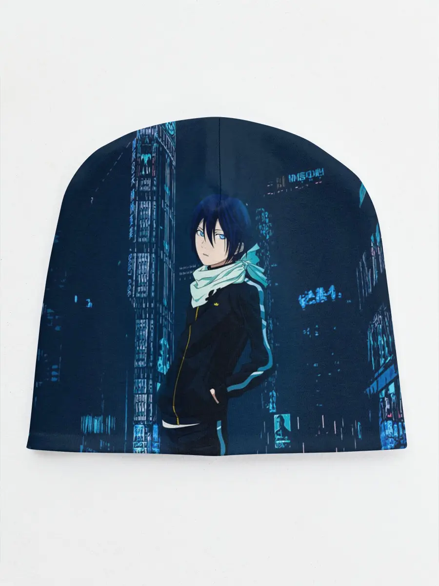 Детская шапка / Ято на фоне города