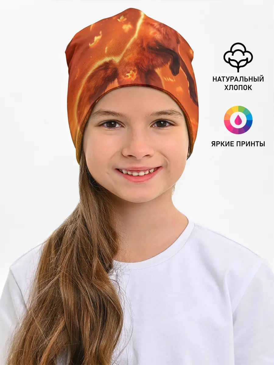 Детская шапка / Лисенок