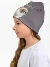 Детская шапка / Грустный кот
