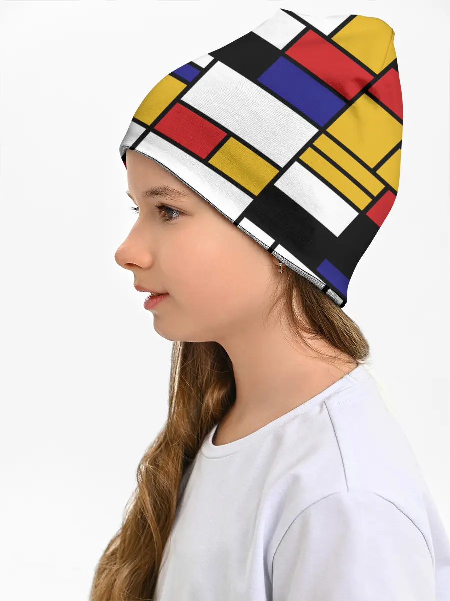 Детская шапка / Color blocking