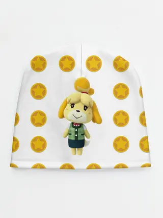 Детская шапка / Animal crossing - Isabelle