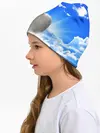 Детская шапка / Кот в облаках
