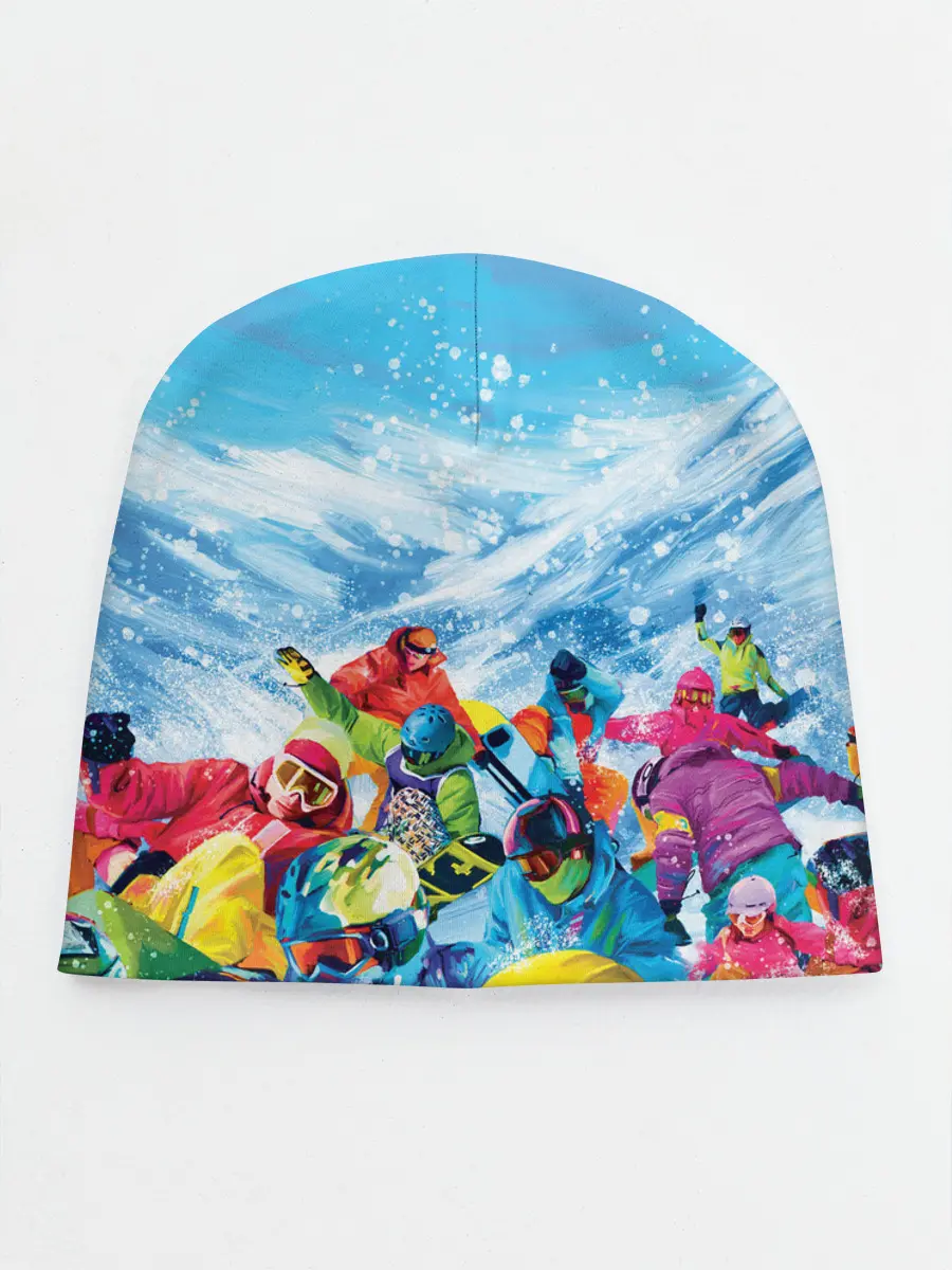 Детская шапка / Палитра сноуборд
