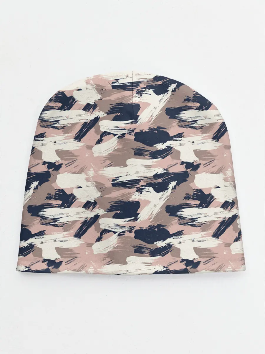 Детская шапка / Кремовый камуфляж