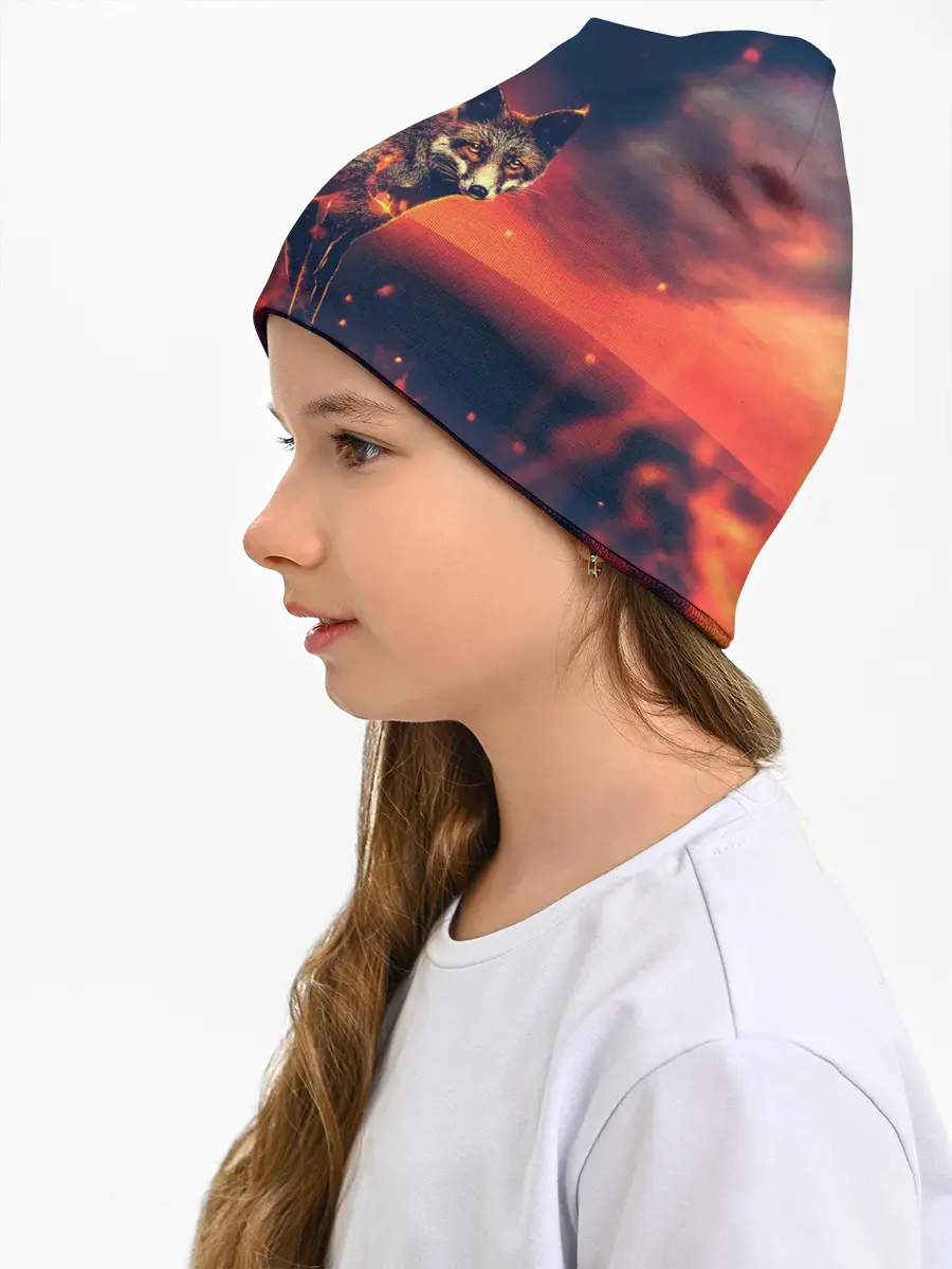 Детская шапка / Огненная лиса