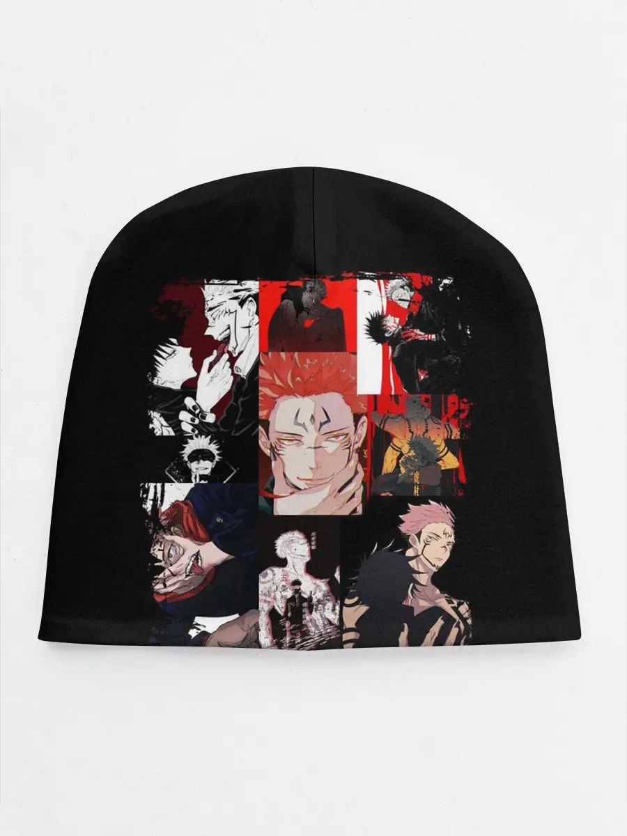 Детская шапка / Магическая битва коллаж