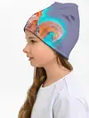 Детская шапка / Лиса с кофе