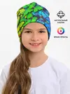 Детская шапка / Радужные бабочки