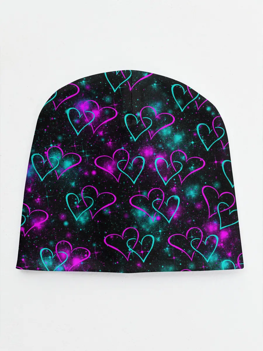 Детская шапка / Сердечки