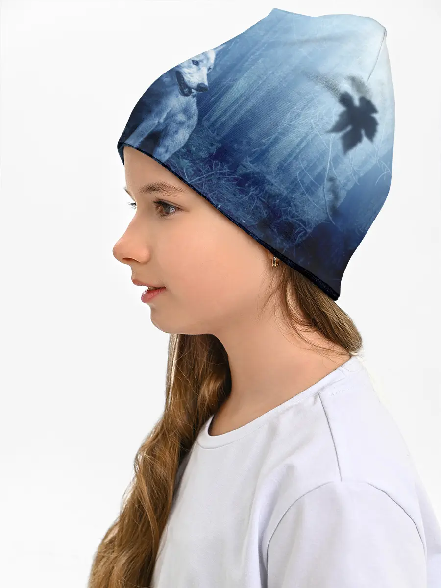 Детская шапка / Волки