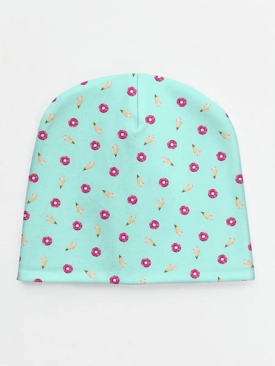 Детская шапка / ПОНЧИК И МОРОЖЕНКА