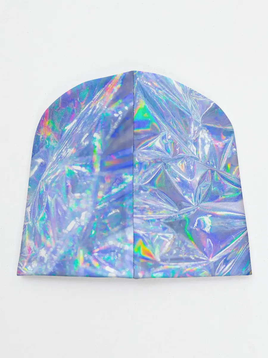 Детская шапка / 3d ice glitch