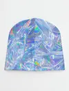 Детская шапка / 3d ice glitch