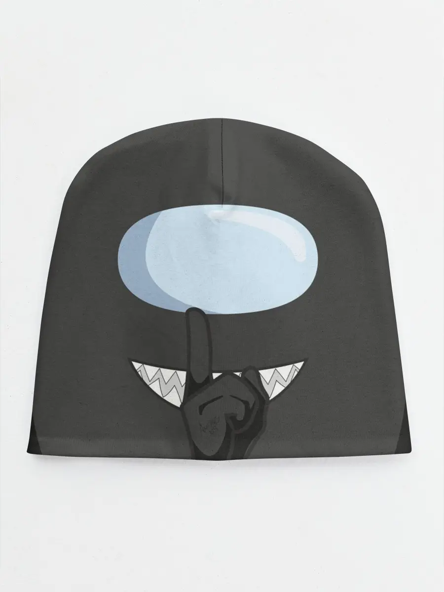 Детская шапка / AMONG US | BLACK IMPOSTOR