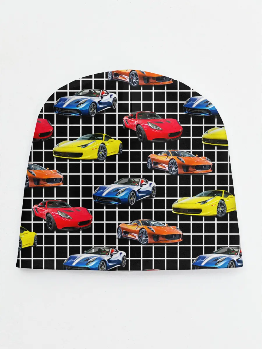 Детская шапка / Гоночные тачки